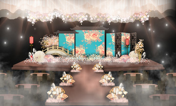 中式婚禮 中國(guó)風(fēng)婚禮 牡丹婚禮