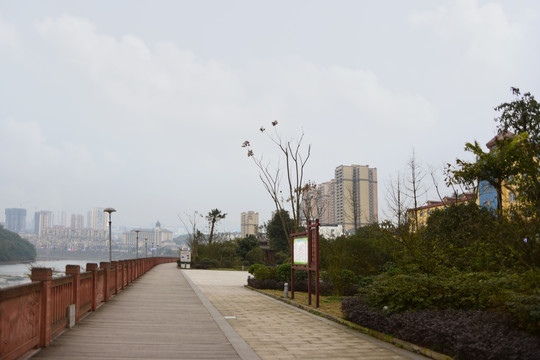 赤水健康步行道 三十里河滨花园