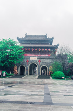 仿古建筑大门