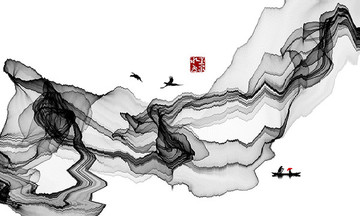 创意水墨画