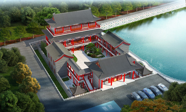 四合院 雙層四合院 明清建筑