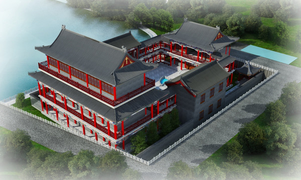 四合院 雙層四合院 明清建筑