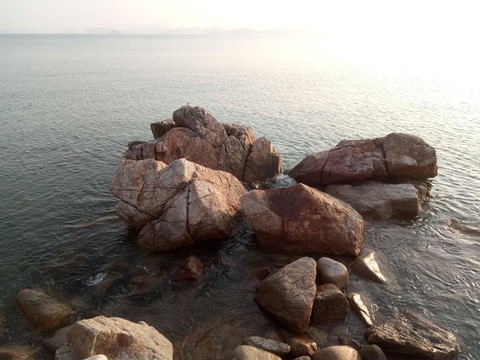 大鹏大小梅沙海边栈道 海景一色