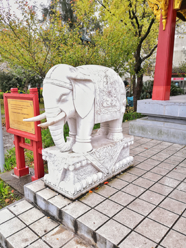 大象雕塑 泰国风景