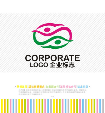 瑜珈健美logo 美容养生