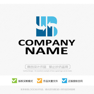 B字母 LOGO設(shè)計(jì)
