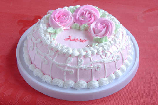 生日蛋糕 花