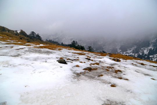 神农架 雪景