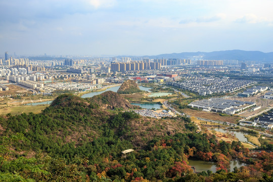 天平山眺望