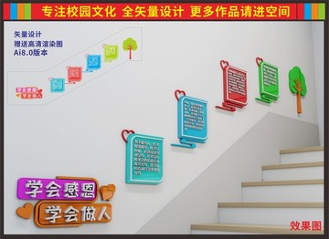 樓梯文化墻