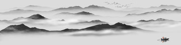 水墨山水畫(huà)