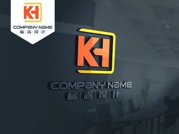 KH LOGO 原創(chuàng)設(shè)計 標志