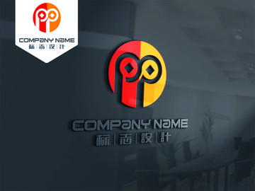 PP LOGO 原創(chuàng)設(shè)計 標(biāo)志