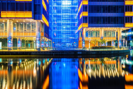 上海北外滩 建筑 夜景