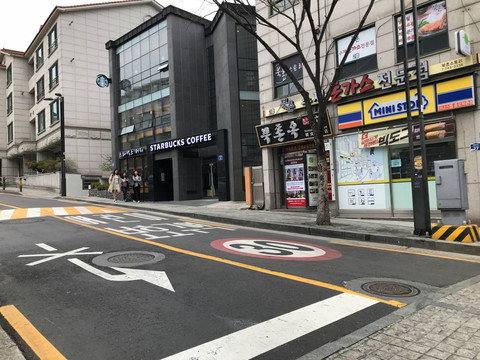 韩国首尔街道