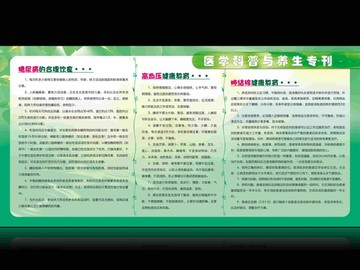 健康教育宣傳欄