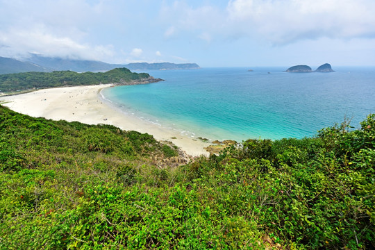 香港麦里浩径 咸田湾