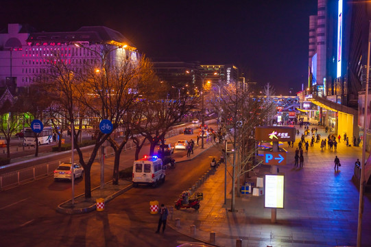 西单北大街夜景