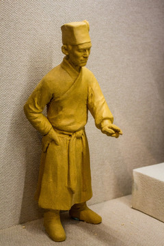 清朝人物雕刻