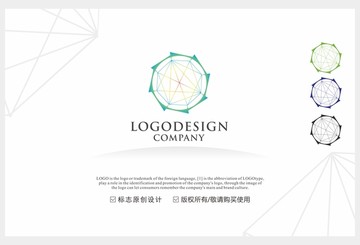 高科技logo 钻石标志