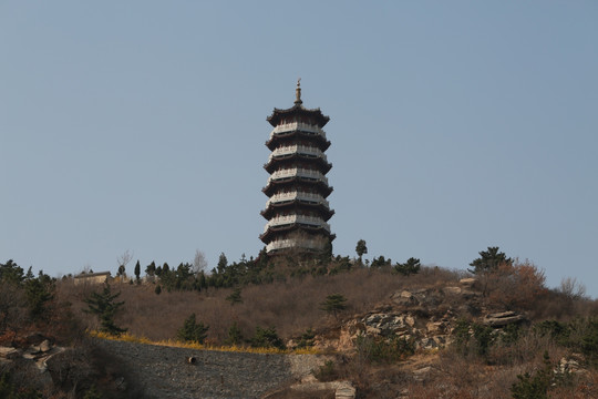 宝塔 磁山公园