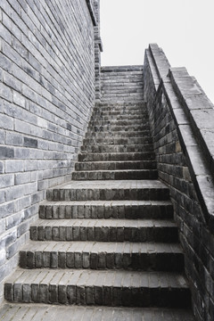 城墙 砖楼梯