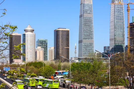 北京CBD 北京街景 北京