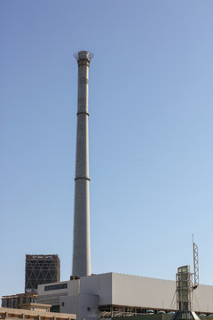 烟囱 chimney 防污染装
