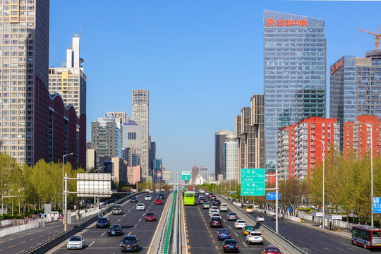 北京CBD 北京街景 北京