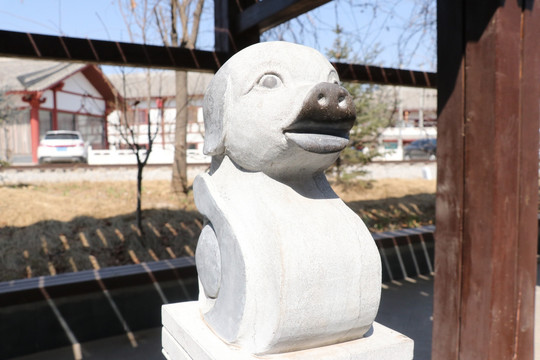 石狗雕塑