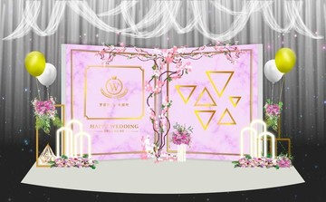 粉紫色婚禮粉色系婚禮 浪漫婚禮