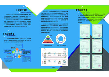 教育三折頁(yè) 畫冊(cè)