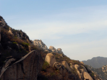 北京 凤凰岭 岩石 山景