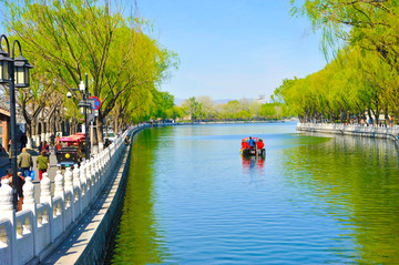 北京什刹海后海风光