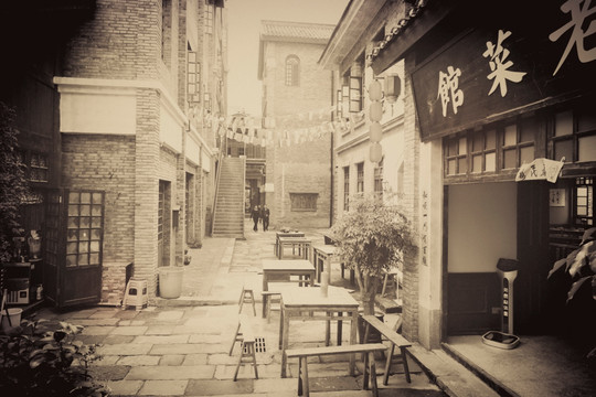 老重庆民国老建筑街景