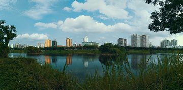 逍遥湖风景 海南海口