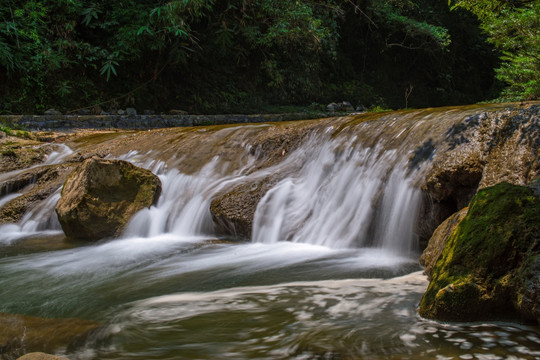 山溪 泉水叮咚 山谷 溪流