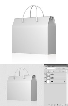 包装效果图 效果图 手提式包装
