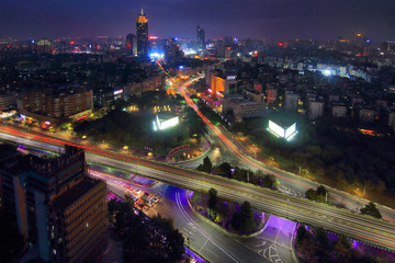 佛山城市风光夜景