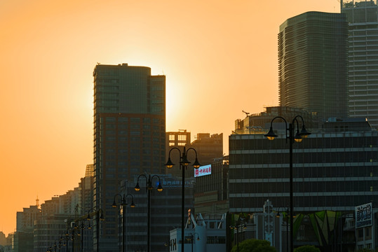 北外滩建筑 黄昏