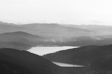 水墨远山 山水水墨