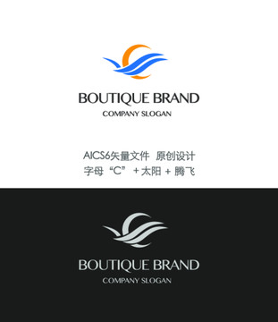 C字母logo設計