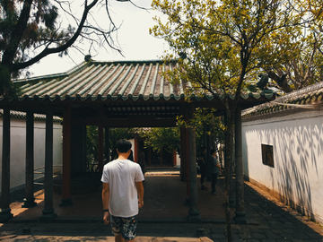 古典建筑风景 海口五公祠