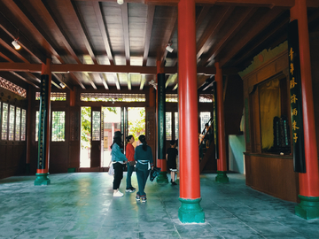 古典建筑风景 海南海口五公祠