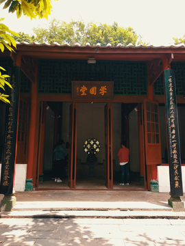 古典建筑风景 海口五公祠