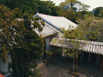 古典建筑风景 海口五公祠