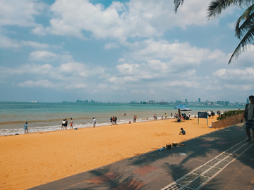 假日海滩风景