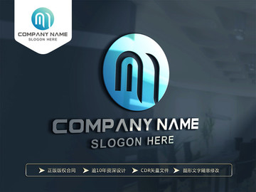 M字母LOGO設計 M字母標志
