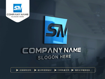 SN字母LOGO SN字母标志