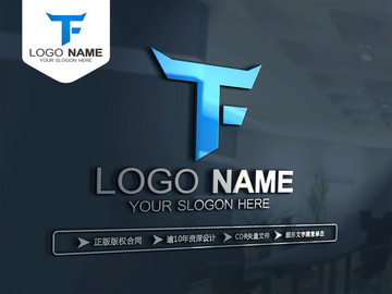 TF字母LOGO TF字母标志